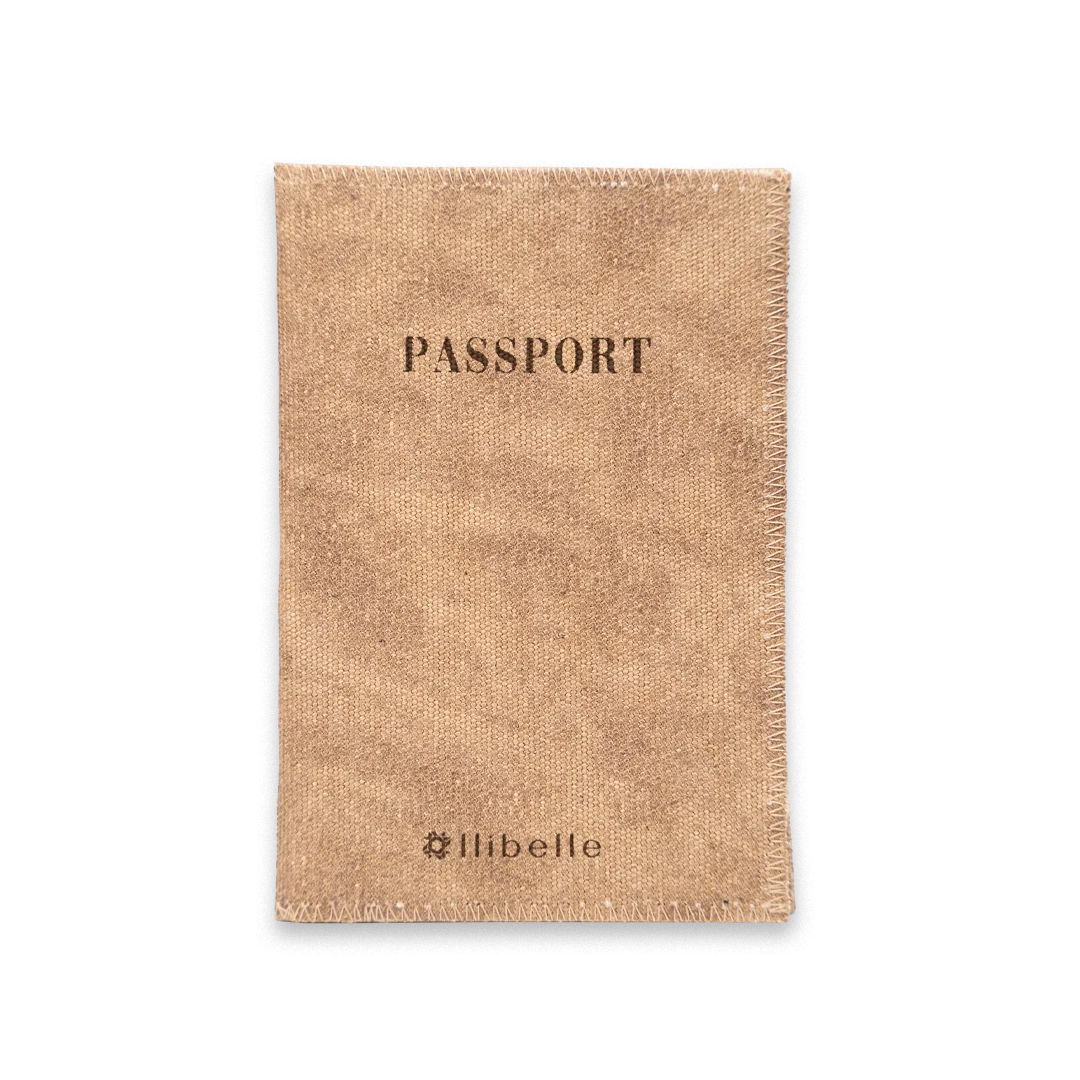 Frontal_pasaporte_jeans arena Pasaporte Jeans Marrón - Imagen 1